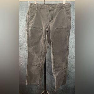 Women’s utility Carhartt pants, original fit, gray
